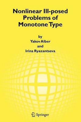 bokomslag Nonlinear Ill-posed Problems of Monotone Type