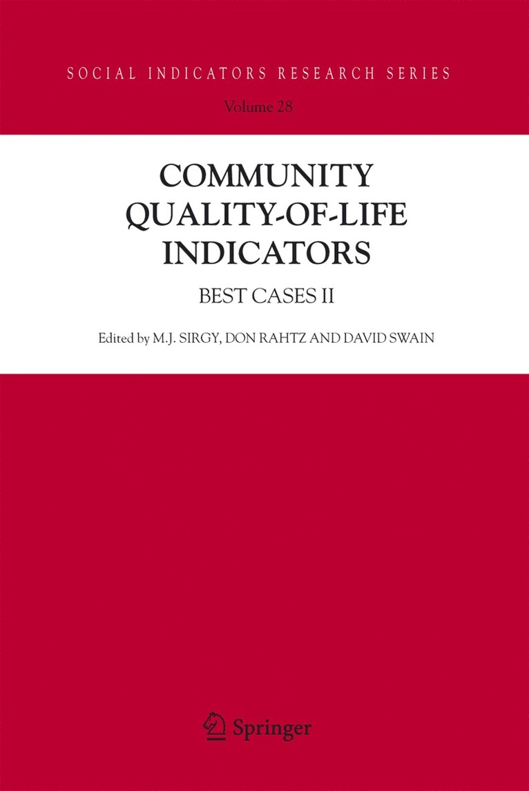 Community Quality-of-Life Indicators 1