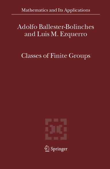 Adolfo Ballester-Bolinches, Luis M. Ezquerro - Classes of Finite Groups, Häftad