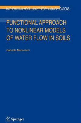 bokomslag Functional Approach to Nonlinear Models of Water Flow in Soils