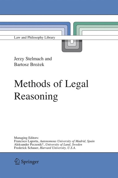 bokomslag Methods of Legal Reasoning