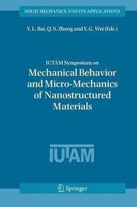 bokomslag IUTAM Symposium on Mechanical Behavior and Micro-Mechanics of Nanostructured  Materials