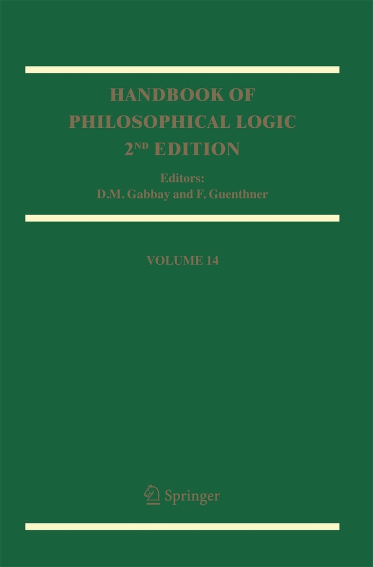 Dov M. Gabbay, Franz Guenthner, F. Guenthner - Handbook of Philosophical Logic, Häftad