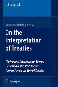 bokomslag On the Interpretation of Treaties