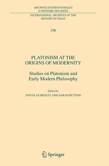 bokomslag Platonism at the Origins of Modernity