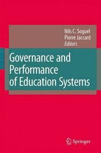 bokomslag Governance and Performance of Education Systems