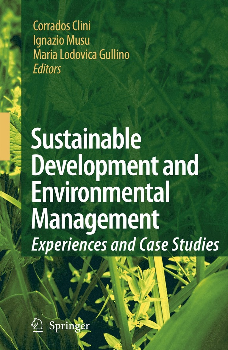 Corrado Clini, Ignazio Musu, Maria Lodovica Gullino - Sustainable Development and Environmental Management, Häftad