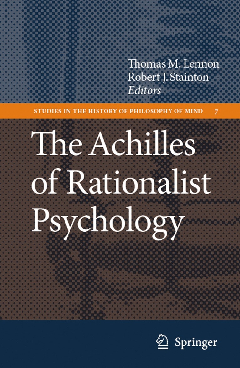 Thomas M. Lennon, Robert J. Stainton - Achilles of Rationalist Psychology, Häftad