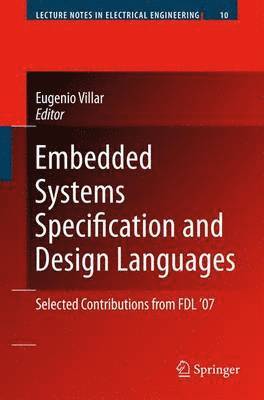 bokomslag Embedded Systems Specification and Design Languages