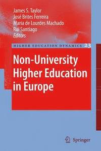 bokomslag Non-University Higher Education in Europe