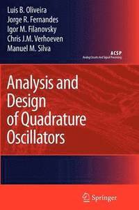 bokomslag Analysis and Design of Quadrature Oscillators