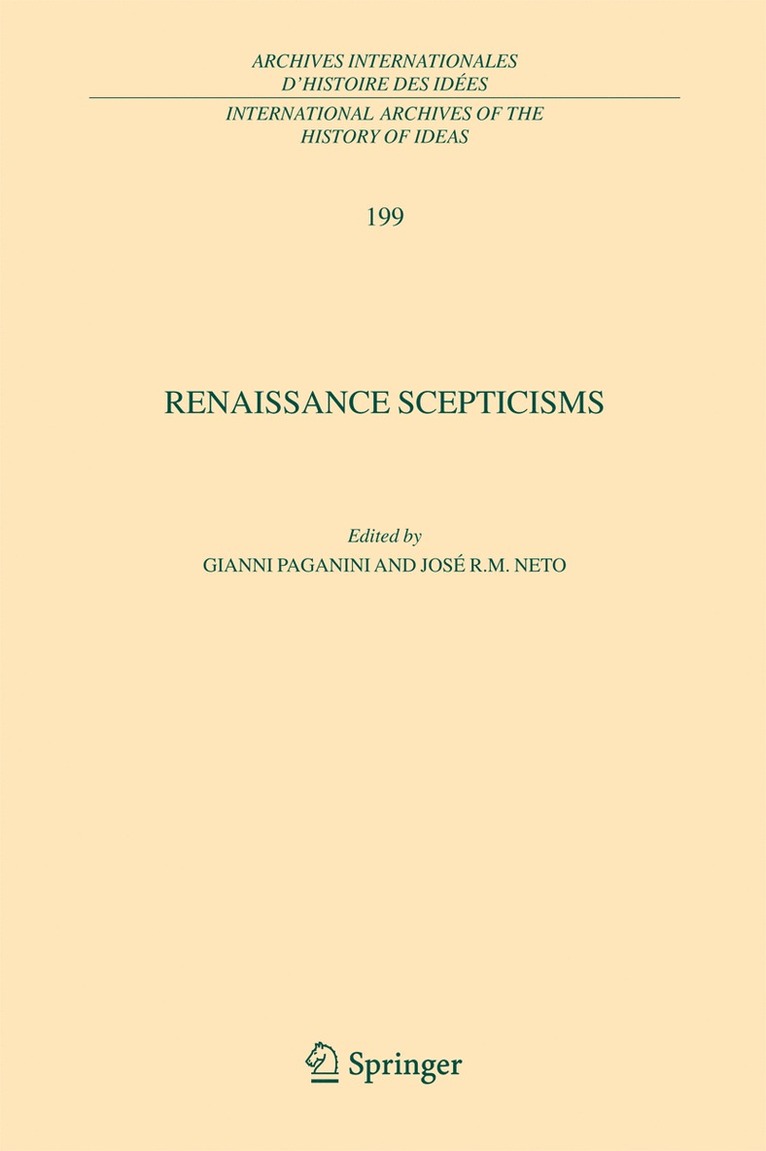 Renaissance Scepticisms 1