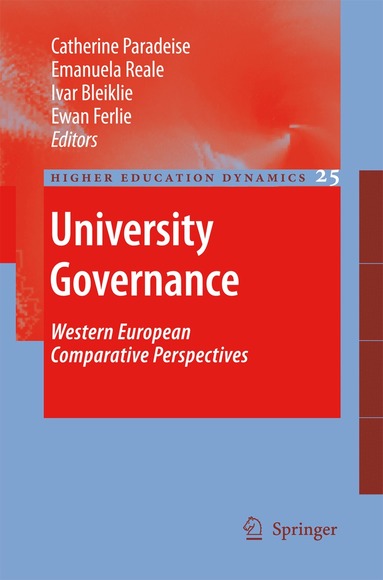 Catherine Paradeise, Emanuela Reale, Ivar Bleiklie, Ewan Ferlie - University Governance, Häftad
