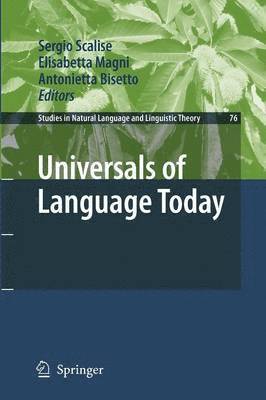 Universals of Language Today 1