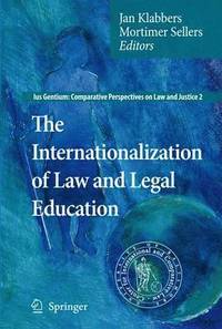 bokomslag The Internationalization of Law and Legal Education