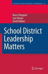 bokomslag School District Leadership Matters