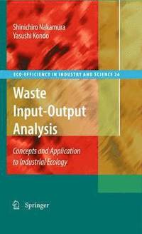 bokomslag Waste Input-Output Analysis