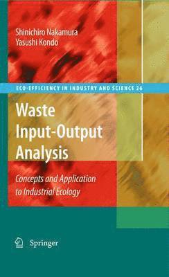 Waste Input-Output Analysis 1