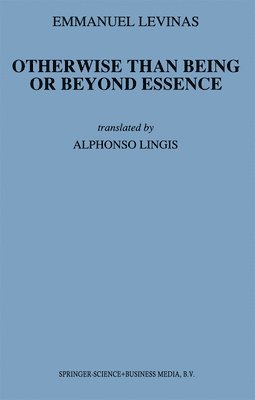 Otherwise Than Being or Beyond Essence 1