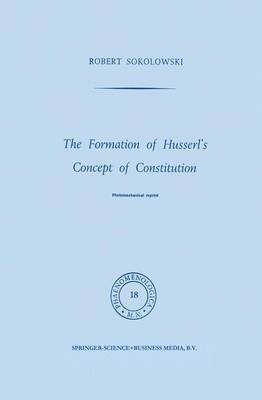 bokomslag Formation of Husserl's Concept of Constitution