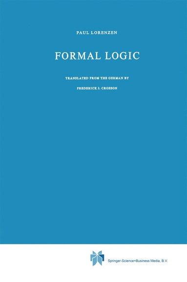 bokomslag Formal Logic