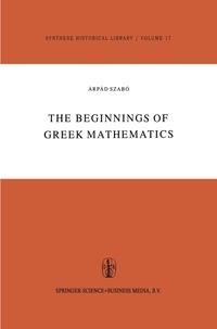 bokomslag Beginnings of Greek Mathematics