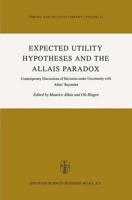 bokomslag Expected Utility Hypotheses and the Allais Paradox