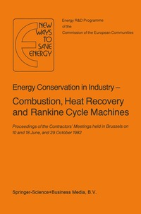 bokomslag Energy Conserve in Industry  Combustion, Heat Recovery and Rankine Cycle Machines