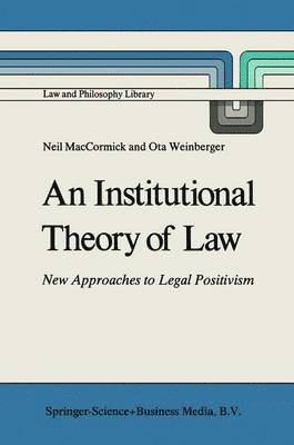 bokomslag An Institutional Theory of Law