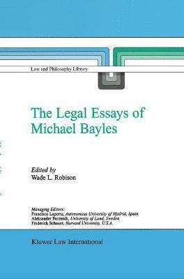 bokomslag Legal Essays of Michael Bayles