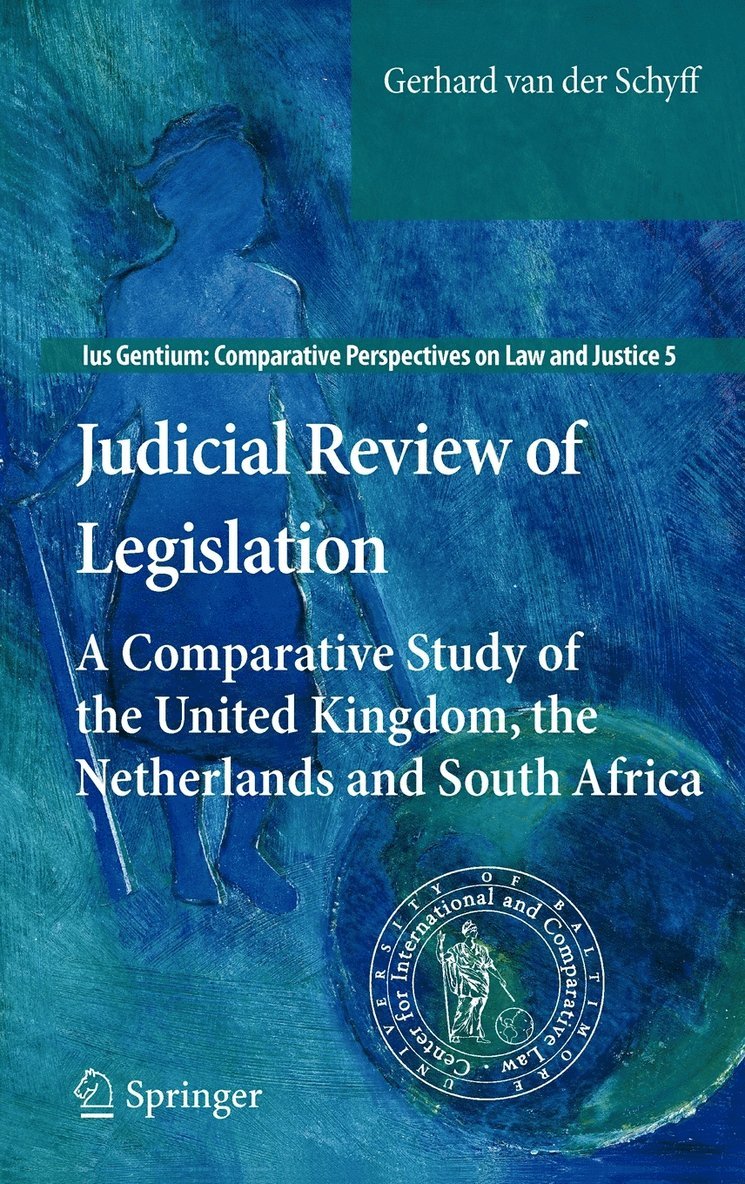 Gerhard van der Schyff, Gerhard Van Der Schyff, Gerhard van der Schyff - Judicial Review of Legislation, Inbunden