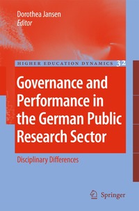 bokomslag Governance and Performance in the German Public Research Sector