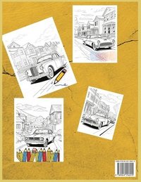 bokomslag Classic Cars Coloring Book