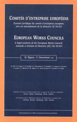 bokomslag European Works Councils