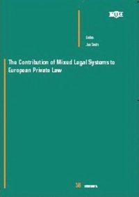 bokomslag The Contribution of Mixed Legal Systems to European Private Law