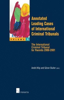bokomslag International Criminal Tribunal for Rwanda 2000-2001