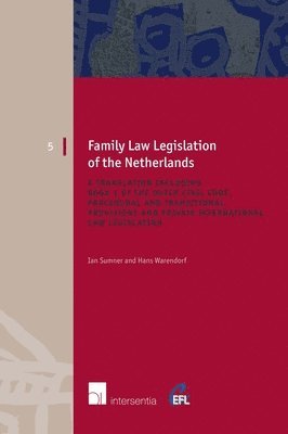 bokomslag Family Law Legislation of the Netherlands