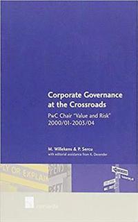 bokomslag Corporate Governance at the Crossroads