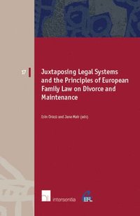 bokomslag Juxtaposing Legal Systems and the Principles of European Family Law: Divorce and Maintenance