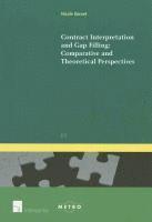 bokomslag Contract Interpretation and Gap Filling