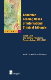 bokomslag Annotated Leading Cases of International Criminal Tribunals