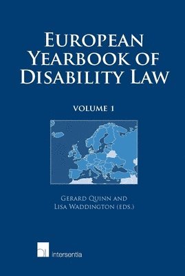 bokomslag European Yearbook of Disability Law: 1