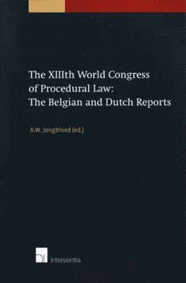 bokomslag The XIIIth World Congress of Procedural Law: The Belgian and Dutch Reports