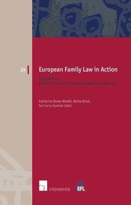 bokomslag European Family Law in Action: Volume IV Property Relations Between Spouses