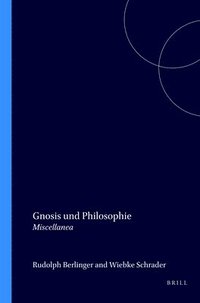 bokomslag Gnosis und Philosophie