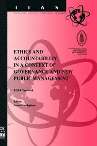 bokomslag Ethics and Accountability in a Context of Governance and New Public Management