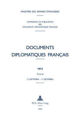 Documents Diplomatiques Français