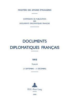 Documents Diplomatiques Franais 1