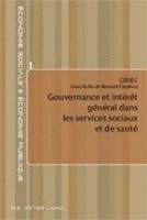bokomslag Gouvernance Et Interet General Dans Les Services Sociaux Et de Sante