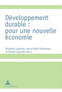 bokomslag Dveloppement Durable: Pour Une Nouvelle conomie